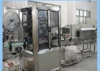 Srebrno-szara maszyna do etykietowania rękawów termokurczliwych 3,0 kW 0,25 m Automatyczna maszyna do rękawów