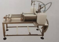 Półautomatyczna lepka maszyna do napełniania płynem ze stali nierdzewnej 950 * 580 * 1200 Mm