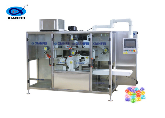 2800kg Pojemność PLC Control Detergent Pod Making Machine 500-1500 Pods/Min